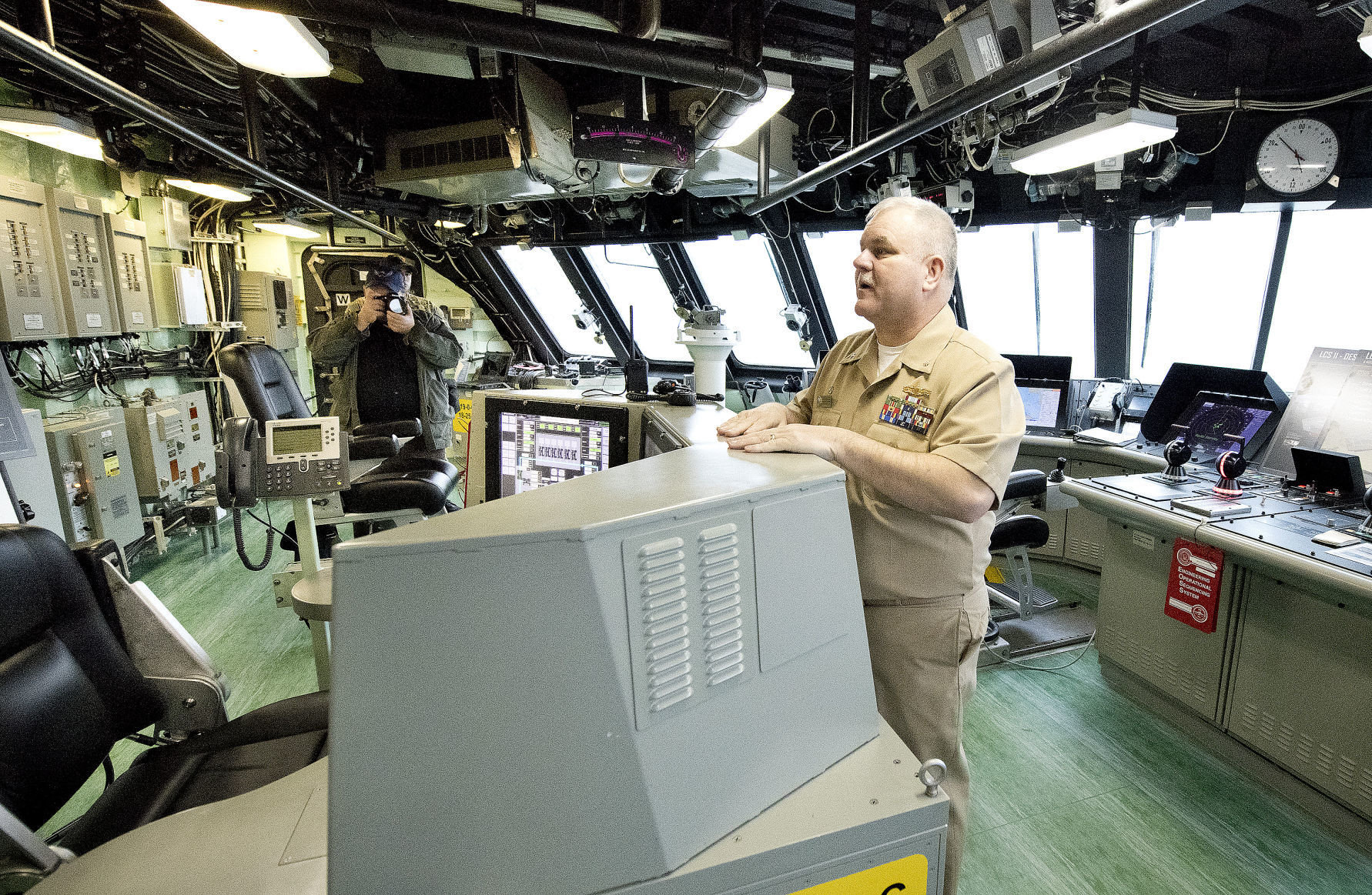 USS Sioux City commissioning tour